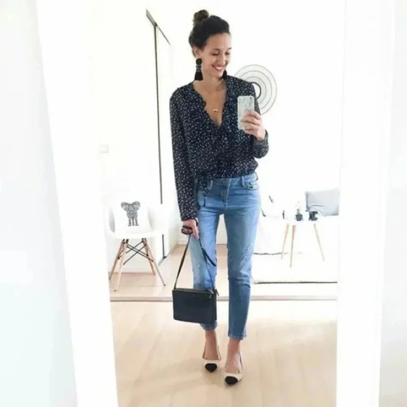 Vintage Zara Accessoires Long Sleeve Sheer Bodysuit Size S - Picture 4 of 9